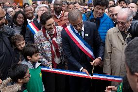 Inauguration of New Street of Athletes' Village - Saint Ouen