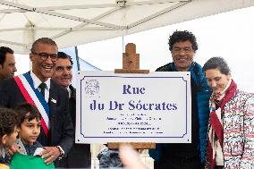 Inauguration of New Street of Athletes' Village - Saint Ouen