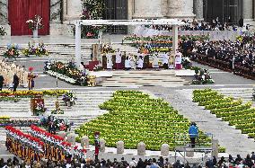 Pope Francis Presides Over Easter Sunday Mass - Vatican