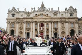 Pope Francis Presides Over Easter Sunday Mass - Vatican