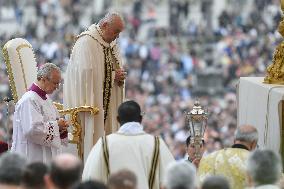 Pope Francis Presides Over Easter Sunday Mass - Vatican