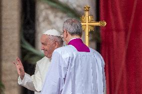 Pope Francis Presides Over Easter Sunday Mass - Vatican