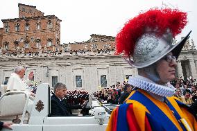 Pope Francis Presides Over Easter Sunday Mass - Vatican