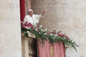 Pope Francis Delivers His Easter Message Urbi et Orbi - Vatican