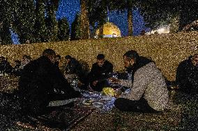 Iftar At Al-Aqsa Mosque - Jerusalem