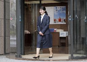 Princess Aiko at Japanese Red Cross Society