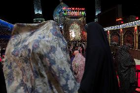 Iranian Worshippers Held A Mass Prayer Ceremony For Qadr Night