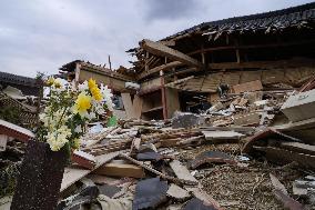 3 months after strong earthquake in central Japan