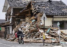 3 months after strong earthquake in central Japan
