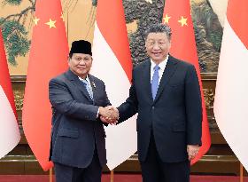 CHINA-BEIJING-XI JINPING-INDONESIA-PRESIDENT-ELECT-TALKS (CN)