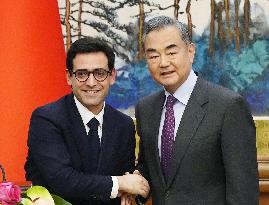 French Foreign Minister Sejourne in Beijing