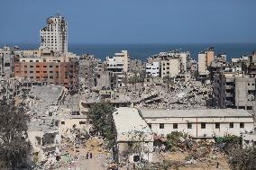 MIDEAST-GAZA CITY-SHIFA HOSPITAL-ISRAEL-MILITARY OPERATION-AFTERMATH