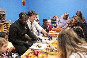 Justin Trudeau At Program At Boys And Girls Club East Scarborough Launch - Toronto