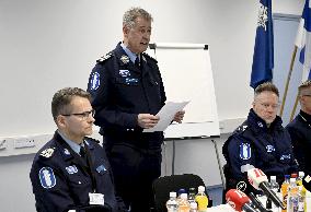 Police press conference on the Vantaa school shooting