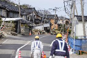 Soil liquefaction after strong earthquake in central Japan