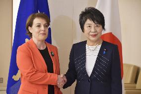 Japan-Kosovo foreign ministerial talks