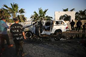 MIDEAST-GAZA-ISRAELI STRIKES-AID WORKERS-KILLED