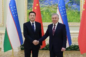UZBEKISTAN-TASHKENT-PRESIDENT-CHINA-WANG XIAOHONG-MEETING