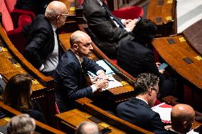 Government Question Time Session At The French National Assembly