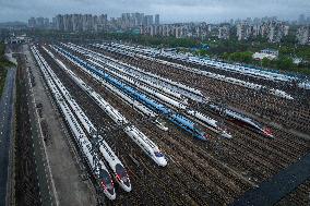 Nanjing South Bullet Train Depot