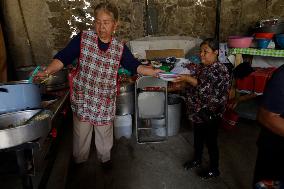 Women From Milpa Alta Serve Community Soup Kitchen In Mexico