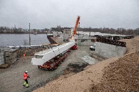 Pärnu bridge contruction