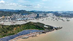 A Tidal Flat Photovoltaic Power Station in Zhoushan