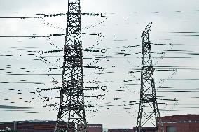 High-voltage Power Transmission Line