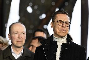 Finnish President Stubb visiting Ukraine