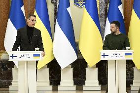 President of Finland Alexander Stubb visits Ukraine