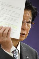 Shizuoka gov. to resign amid backlash over gaffe