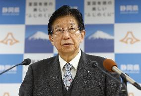 Shizuoka gov. to resign amid backlash over gaffe