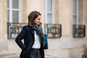 Council Of Ministers At The Elysee Palace