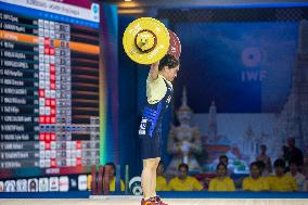 (SP)THAILAND-PHUKET-WEIGHTLIFTING-IWF WORLD CUP-WOMEN'S 59KG