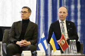 President of the Republic of Finland Alexander Stubb visits Ukraine