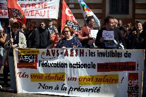 National Day Of Strikes And Protest In Public Education Sector