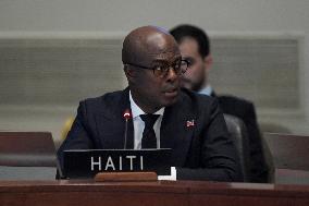 OAS Permanet Council Hold A Haiti Crisis Regular Meeting