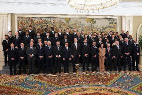 King Felipe In Audience With Real Madrid Basketball Team - Madrid