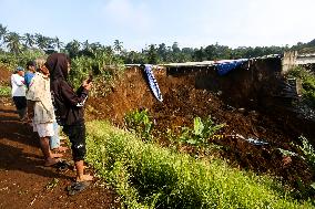 Landslide Disaster On The Bocimi Sukabumi Toll Road, Indonesia