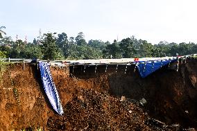 Landslide Disaster On The Bocimi Sukabumi Toll Road, Indonesia