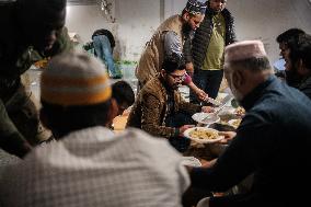 The Iftar Mahfil, The End Of Ramadan, Is Celebrated At The Mosque In "Prenestino" A District Of Rome