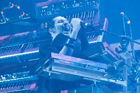 Subsonica live performs in Mantua