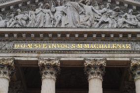 Inauguration Of Restored Facade Of Sainte-Marie-Madeleine Church - Paris