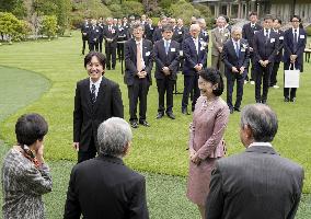 Crown Prince Fumihito at environmental event