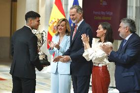 Royals At National Sports Awards - Madrid