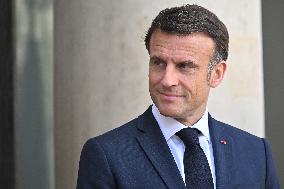 President Macron Welcomes Austria's Chancellor Nehammer - Paris