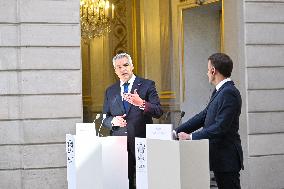 French President Meets Austrian Chancellor - Paris
