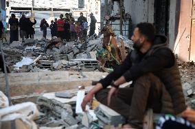 MIDEAST-GAZA-RAFAH-ISRAEL-AIRSTRIKE
