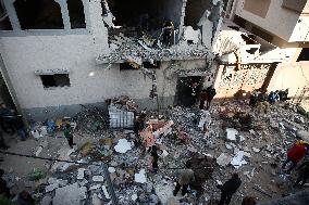 MIDEAST-GAZA-RAFAH-ISRAEL-AIRSTRIKE