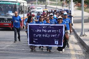 Walkathon Event "Journey To Justice: Stop Human Trafficking" In Nepal.